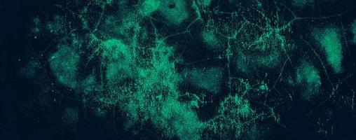grunge abstract old cement concrete wall texture background with dark green color photo