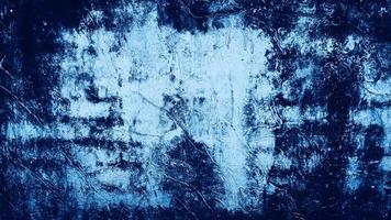 blue abstract cement concrete wall texture background photo