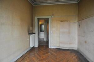 abandoned house interior photo