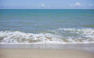 Beach and tropical sea photo