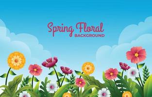 Nature Spring Flower Background vector
