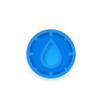 humidity vector icon for apps and web