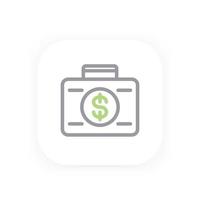 investing line icon vector