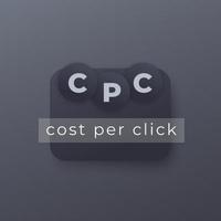 CPC, cost per click, digital marketing concept vector