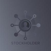 stockholder vector icon