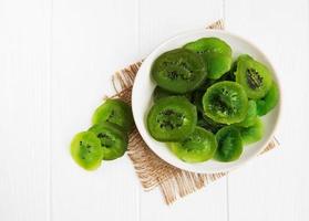 Dried kiwi fruits photo