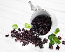 Sweet dried cherries photo