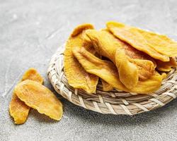 Dried mango slices photo