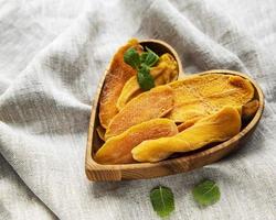 Dried mango slices photo