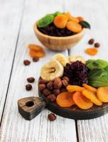 Mixed dried fruits photo