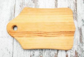 empty vintage cutting board photo