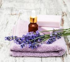 Lavender with soap