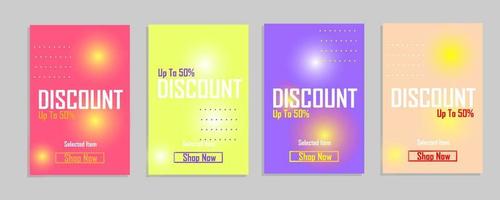 Best Sales Abstract Background 50 percent Discount With Elegant Theme Style 4 Simple and Colorful Design vector