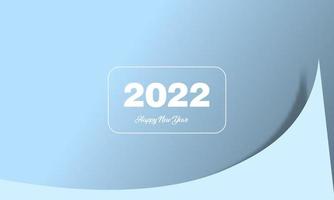 2022Happy New Year Black and colorful Promotion Poster or banner with open gift wrapping paper. Change or open the concept of new year 2022With Elegant Colors vector