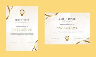 Gradient elegant certificate vector