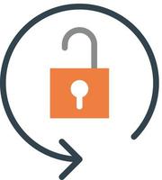 Lock Flat Icon vector