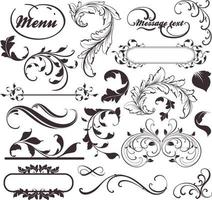 Set of vintage elements 05 vector