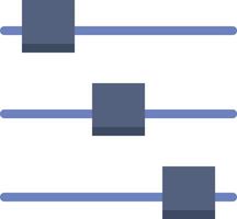 Controls Flat Icon vector