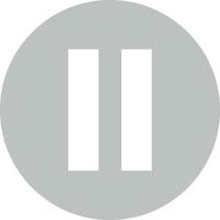 Pause Flat Icon vector