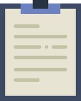 Notepad Flat Icon vector