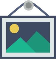 Picture Flat Icon vector