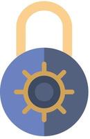 Locked Flat Icon vector