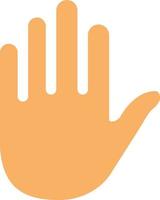Hold Flat Icon vector