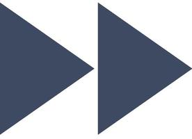 Fast forward Flat Icon vector