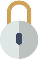 Locked Flat Icon vector