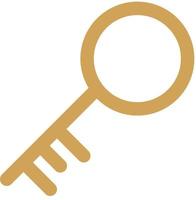 Key Flat Icon vector