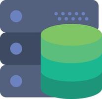 Database Flat Icon vector