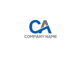 ca initial logo design vector icon template