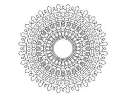 Royal Mandala Design black and white, tattoo, ornaments, traditional, vintage vector