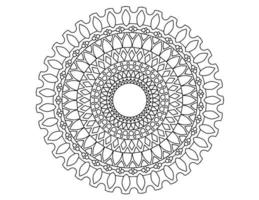 Royal Mandala Design black and white, tattoo, ornaments, traditional, vintage vector