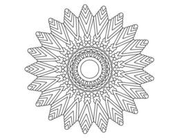 Royal Mandala Design black and white, tattoo, ornaments, traditional, vintage vector