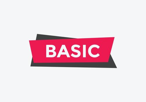 basic text button web button sign icon label vector