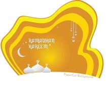 template ramadhan kareem gift vector