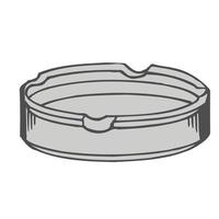 ashtray ciggaret vector design