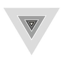 3d triangle symbol vector