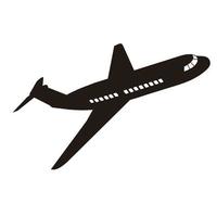 airplane public transportation vector