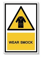 PPE Icon.Wear Smock Symbol Sign Isolate On White Background,Vector Illustration EPS.10 vector