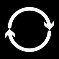 Arrow Vector Icon Loop in circle