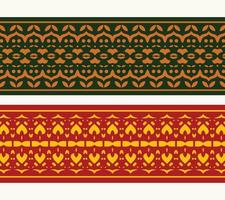 Henna banner border design template vector