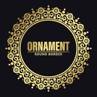 luxury ornament pattern circle design vector