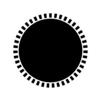 Sun black color icon . vector