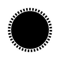 Sun black color icon . vector