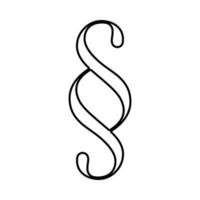 Paragraph symbol it is black icon . vector