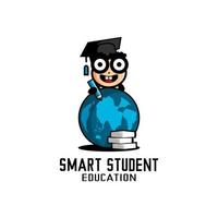 STUDENT CARTOON VECTOR