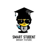 STUDENT VECTOR ON WHITE BACKGROUND