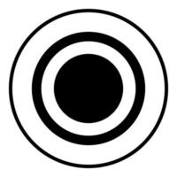Radio signal symbol connect icon black color illustration flat style simple image vector